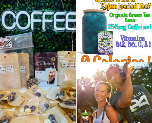 Loaded teas, water & coffee cover photo collage