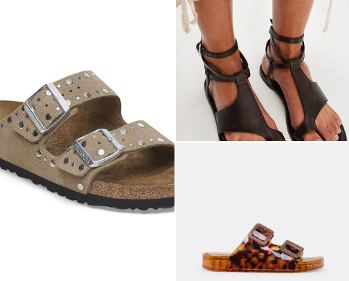 Sandal Must Haves cover photo collage