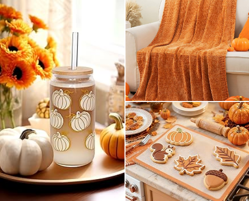 Festive Fall Finds 2025 cover photo collage