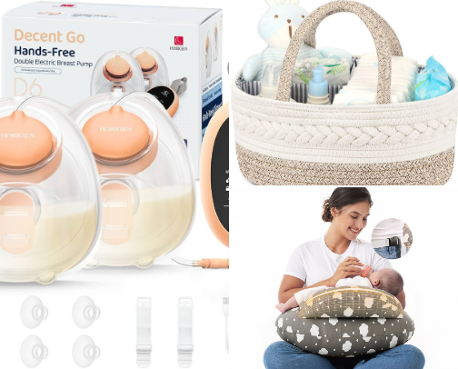 Mom and baby cover photo collage