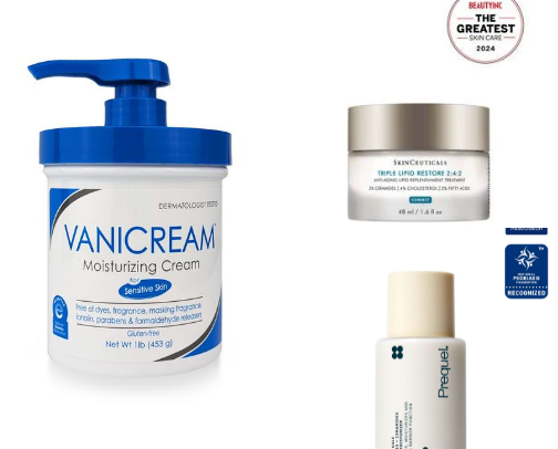 Facial Moisturizers cover photo collage