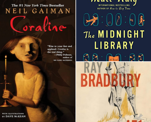 My midnight library - The best books cover photo collage