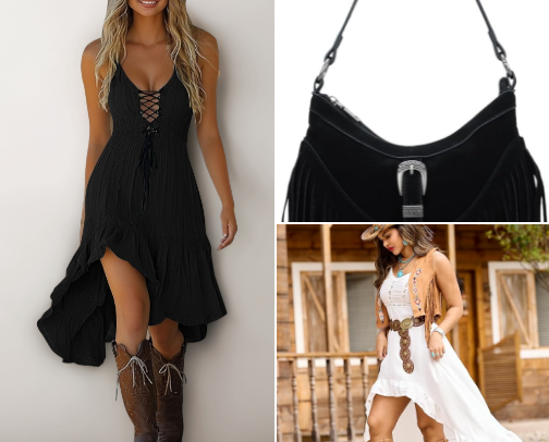 My Favourite Country & Western Fashion Finds cover photo collage