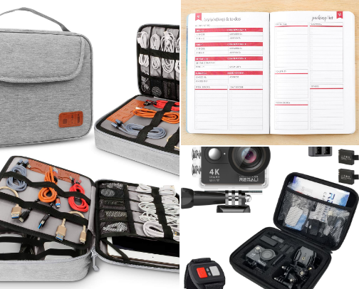 Traveling must haves cover photo collage