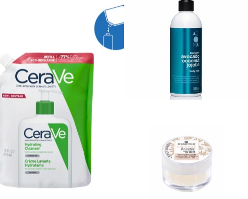 Skincare 🫧 cover photo collage