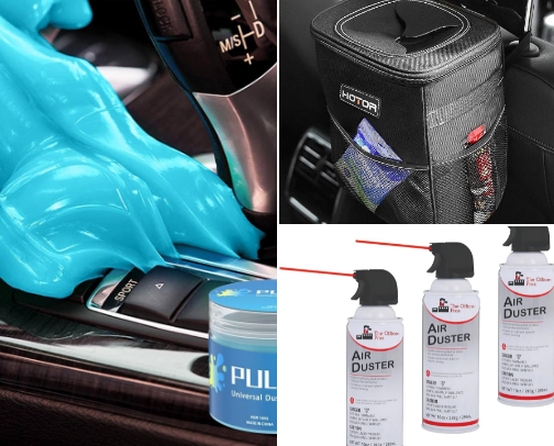 Items that keep car cleaning a BREEZE cover photo collage