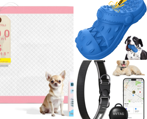 Fur baby essentials🐾 cover photo collage