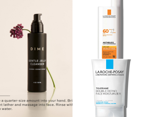 Skin care cover photo collage