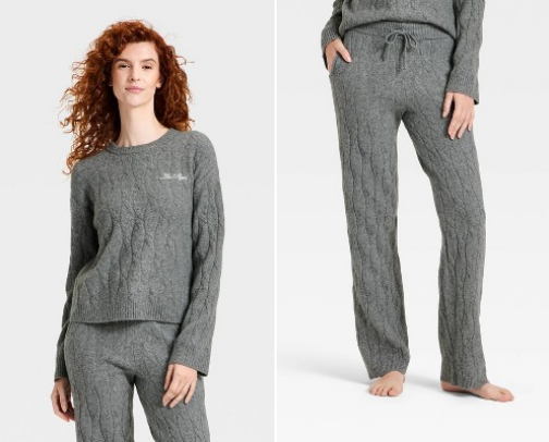 Cozy Target Knit Set cover photo collage