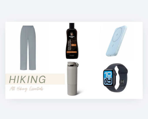 HIKING ESSENTIALS cover photo collage