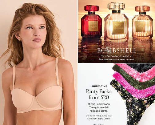 Victoria’s Secret Must-Haves cover photo collage