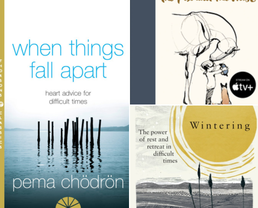 Books I Reach for When Everything Feels Like Too Much cover photo collage
