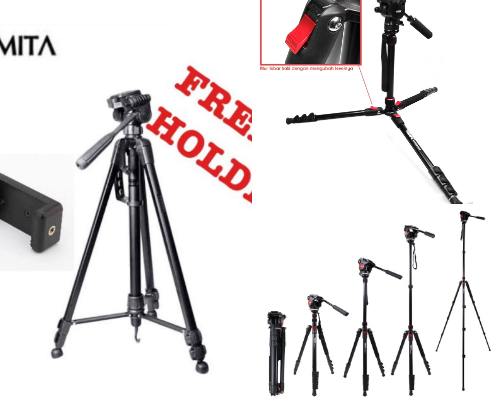 Tripod favorit saya 📸 cover photo collage