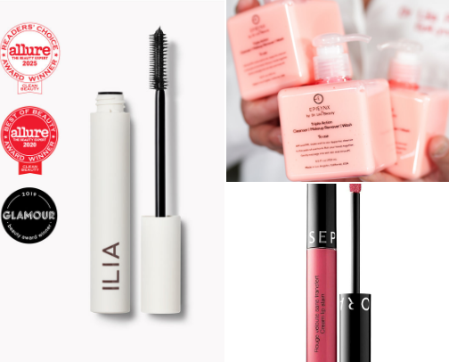 Beauty benefits & products cover photo collage