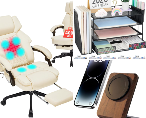 Essential Items for Your Home Office Setup cover photo collage