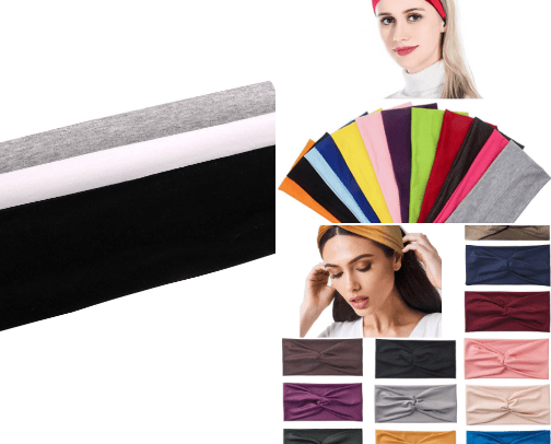 Hair accessories cover photo collage