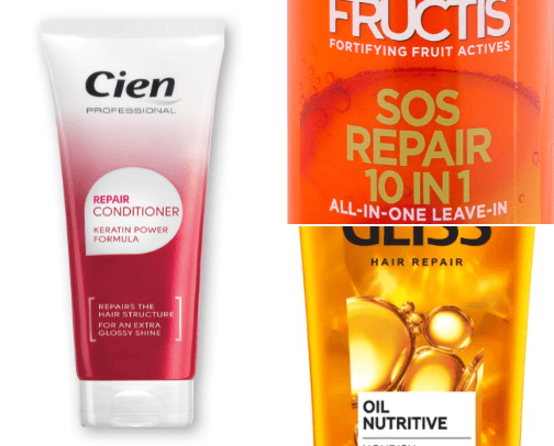 Products for wavy and curly hair cover photo collage