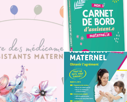 MATÉRIELS INDISPENSABLES DES ASSISTANTES MATERNELLES AGRÉÉES cover photo collage