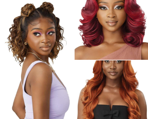 Glam Synthetic Hair Collection cover photo collage