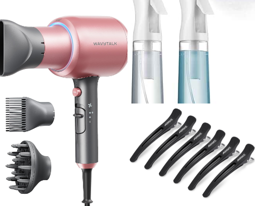 Wavy Girl Hair Products cover photo collage