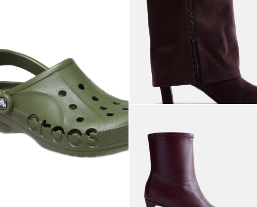 Footwear cover photo collage