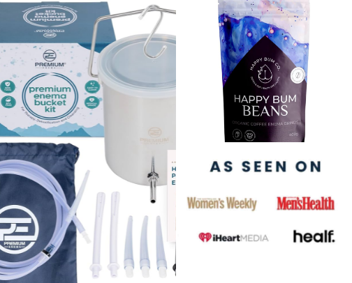 Glow from Within: Coffee Enema Routine cover photo collage