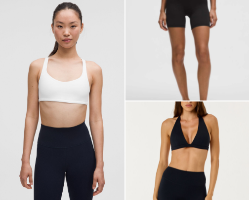 Save this for your next Pilates or yoga class: cute workout outfits that are actually functional cover photo collage
