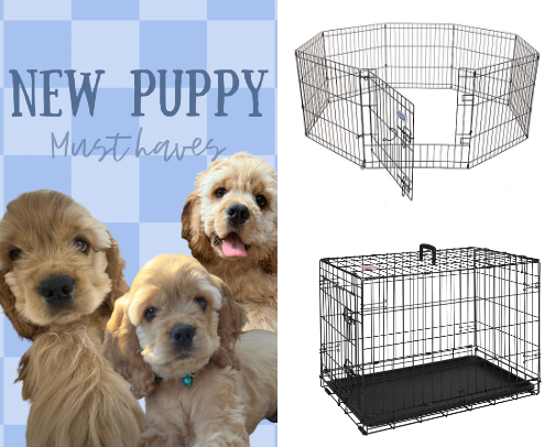 New Puppy? Stop here! cover photo collage