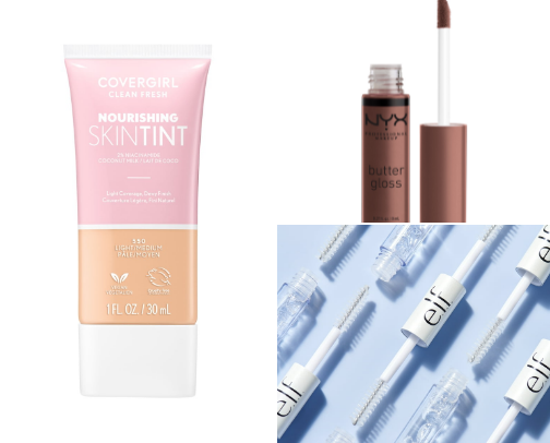 Five Minutes to Fab: Everyday Makeup Must-Haves cover photo collage