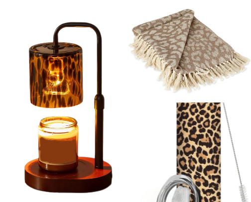 Leopard Print Gift Finds cover photo collage