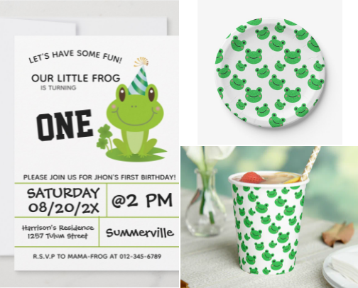 🐸 Unique Frog Party Supplies – Fun, Fresh & Perfect for Kids! 🎉🌈 cover photo collage
