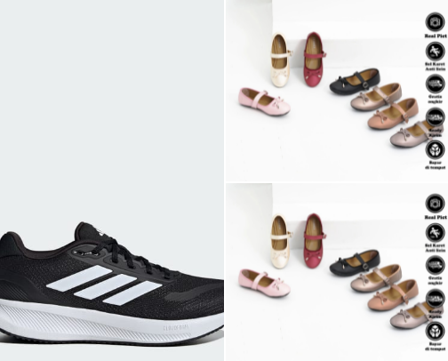 Shoes cover photo collage