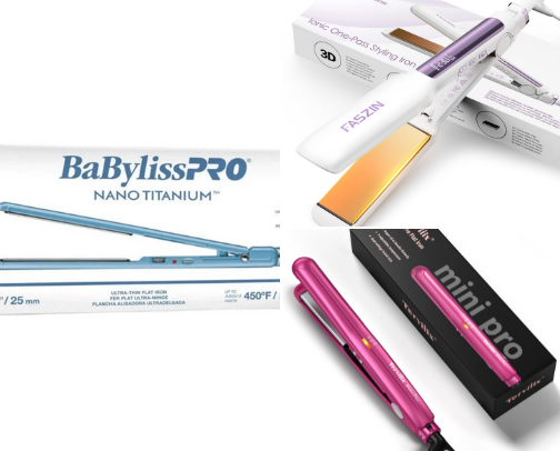 Hair Straighteners for all hair types: curly girl approved -  I OWN and USE them ALL cover photo collage