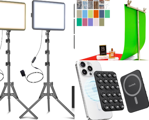 Content Creator Must Haves cover photo collage