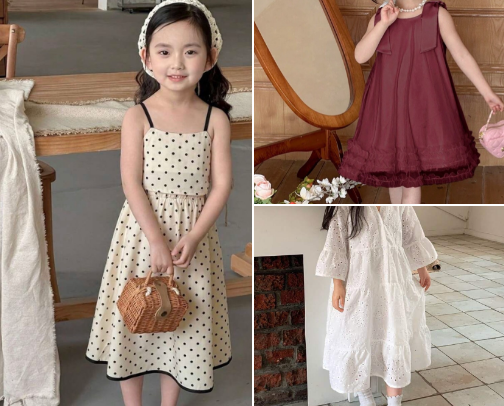 For your little fashion icon. ✨ Sweet, comfy, and extra cute—because every tiny princess deserves an outfit that turns heads. 🌸 cover photo collage