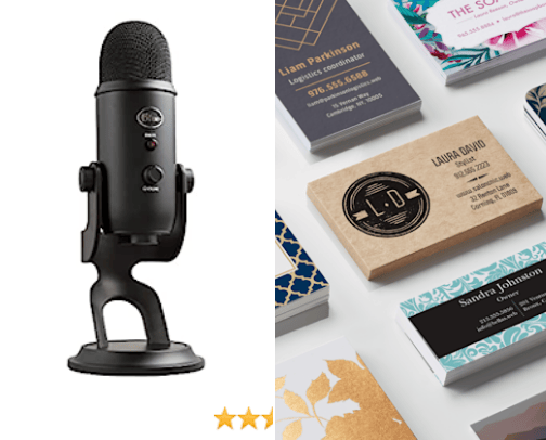 Products for Digital Marketing, Videos & Audio Recording cover photo collage