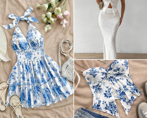 going on vacay but u dont know what to wear? heres some cute finds to elevate your vacation wardrobe 🎀👚 cover photo collage