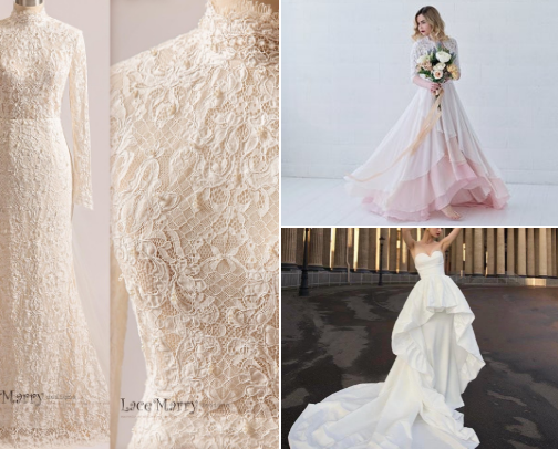 Finding Your Dream Wedding Dress on Etsy cover photo collage