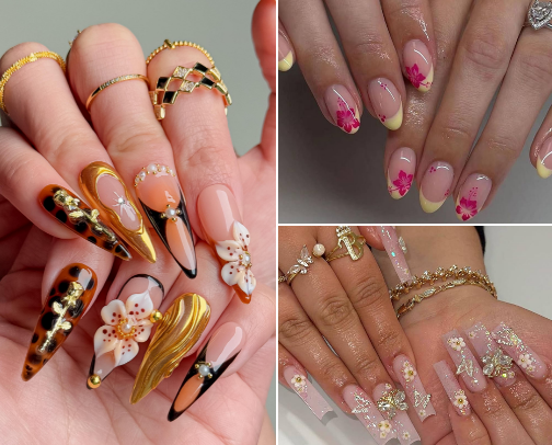 Nail inspo cover photo collage