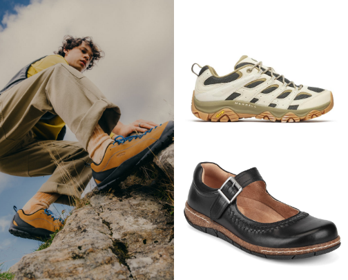 earth considerate footwear cover photo collage