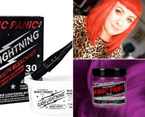 Alternative hair dye and hair care cover photo collage