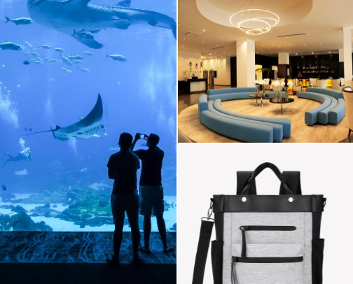 Travel cover photo collage