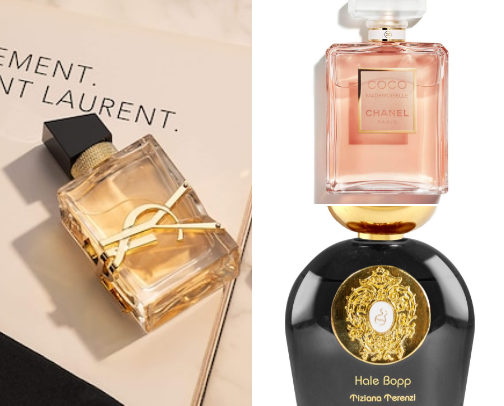 Timeless Perfume Favorites cover photo collage