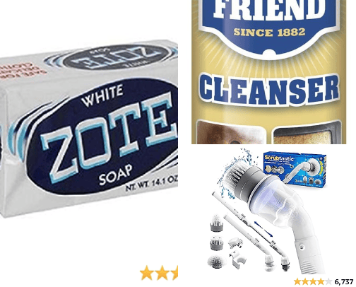 Cleaning supplies I love cover photo collage