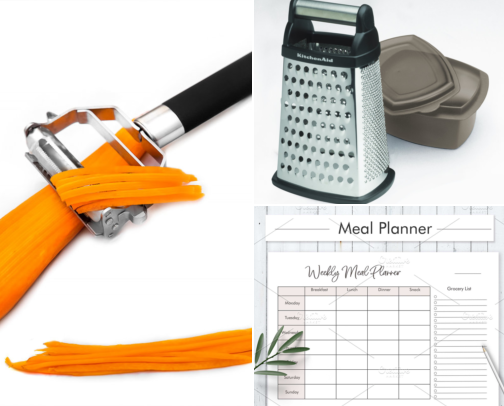 Everyday Kitchen Prep: Tools, Planners & Digital Cookbooks cover photo collage