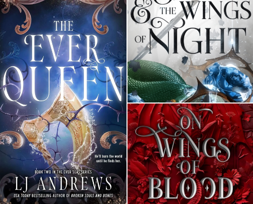 Best Romantasy Reads cover photo collage
