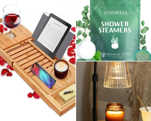 Relax & Reset Essentials ✨ cover photo collage
