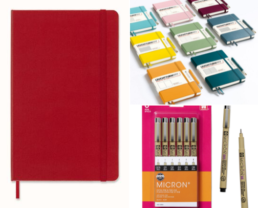 Journaling and Note-Taking Supplies! cover photo collage