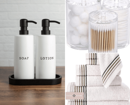 Bathroom Essentials cover photo collage
