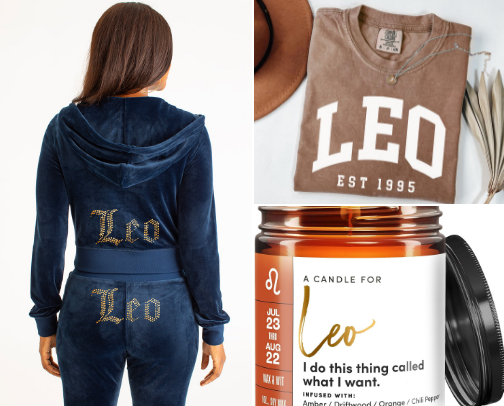 LEO Season Gift Ideas ♌️ cover photo collage
